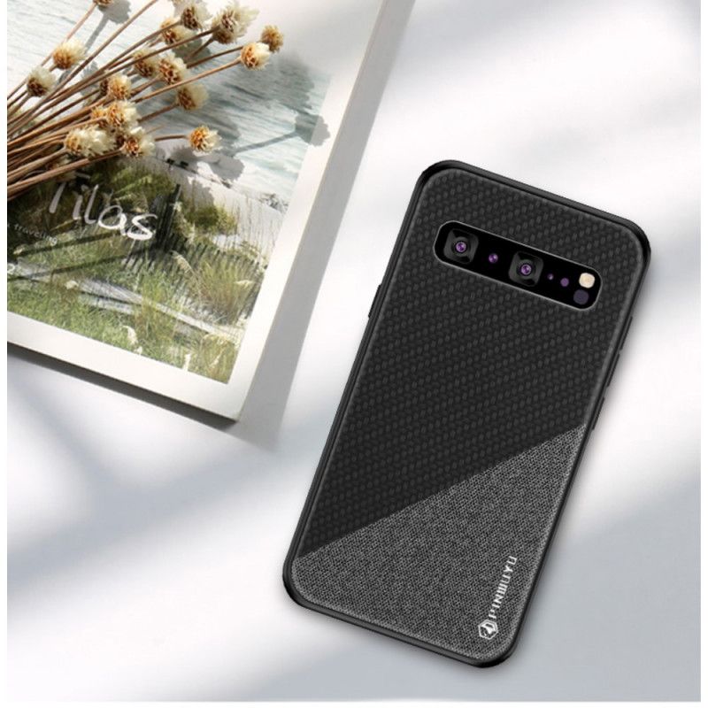 Hülle Samsung Galaxy S10 5G Schwarz Pinwuyo-Ehrenserie