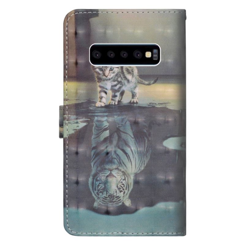 Lederhüllen Samsung Galaxy S10 5G Ernest Den Tiger