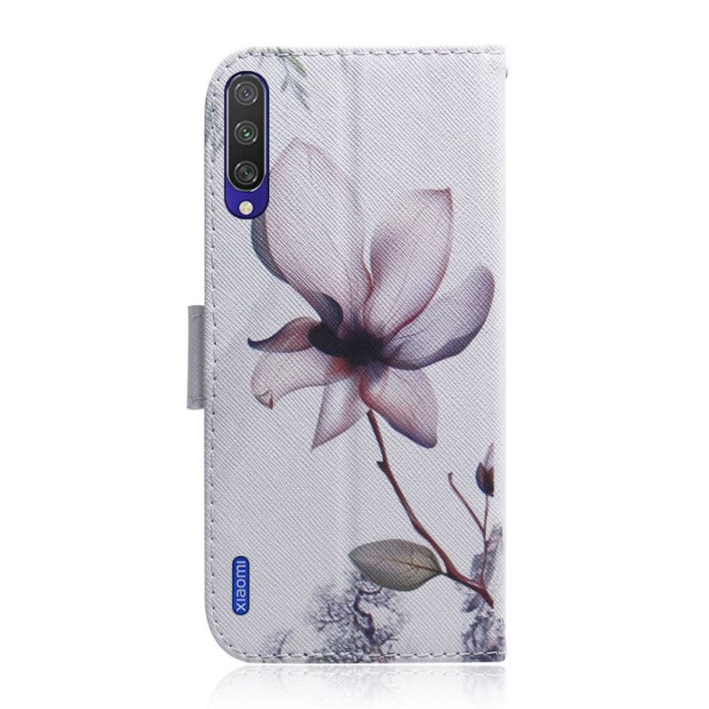 Lederhüllen Xiaomi Mi A3 Handyhülle Eine Rosa Blume