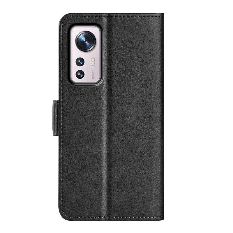 Flip Case Für Xiaomi 12 Pro Doppelter Verschluss