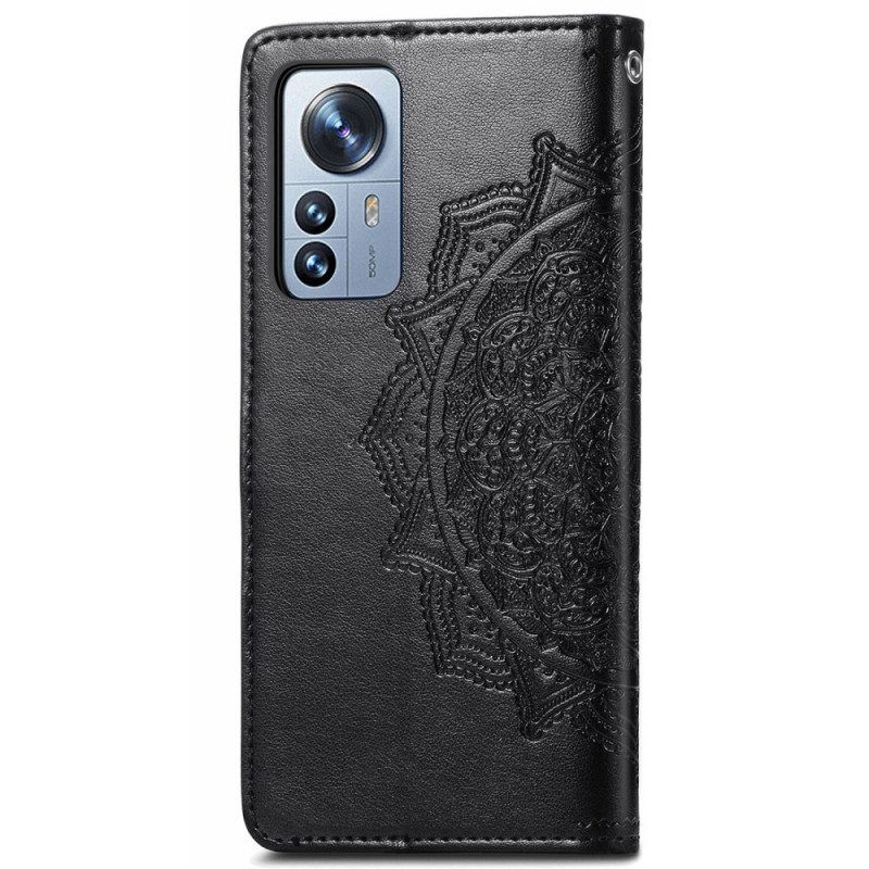 Flip Case Für Xiaomi 12 Pro Mandala-mittelalter