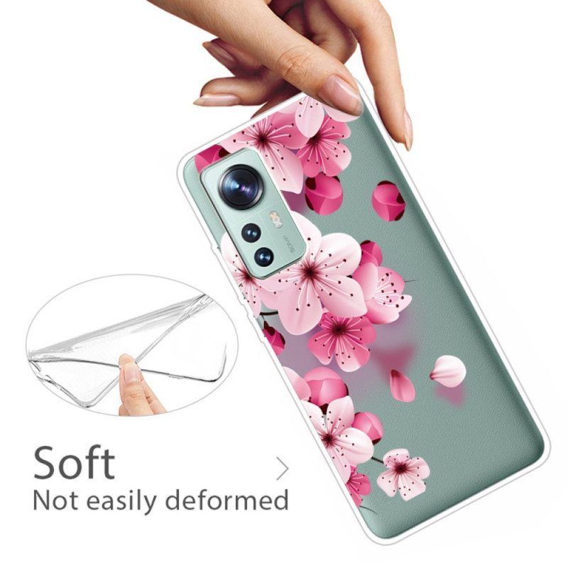 Hülle Für Xiaomi 12 Pro Rosenblüten Aus Silikon