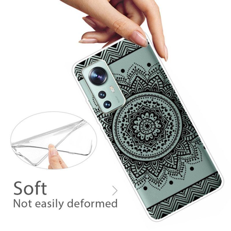 Hülle Für Xiaomi 12 Pro Silikon Mandala Schwarz