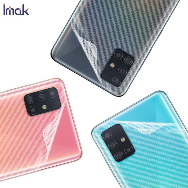 Hintere Schutzfolie Im Samsung Galaxy A51 Carbon-Imak-Stil