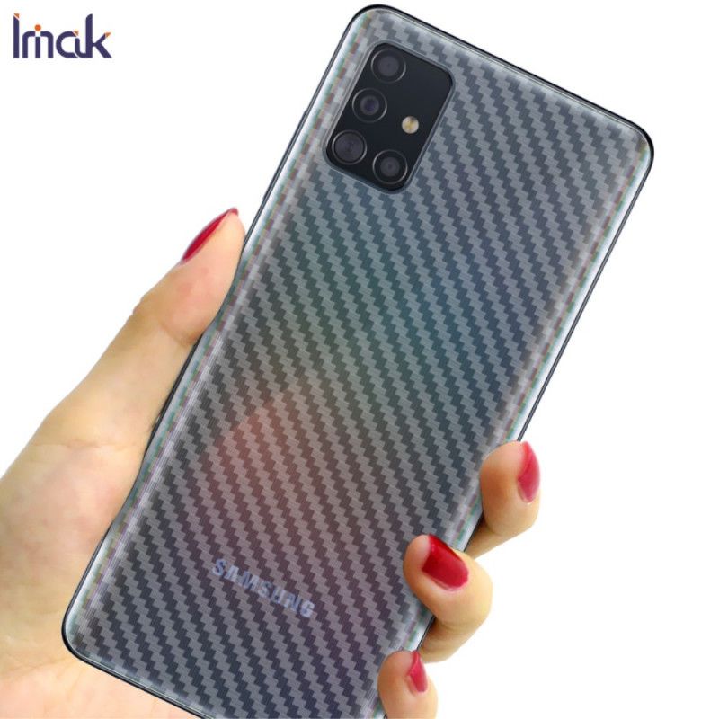 Hintere Schutzfolie Im Samsung Galaxy A51 Carbon-Imak-Stil