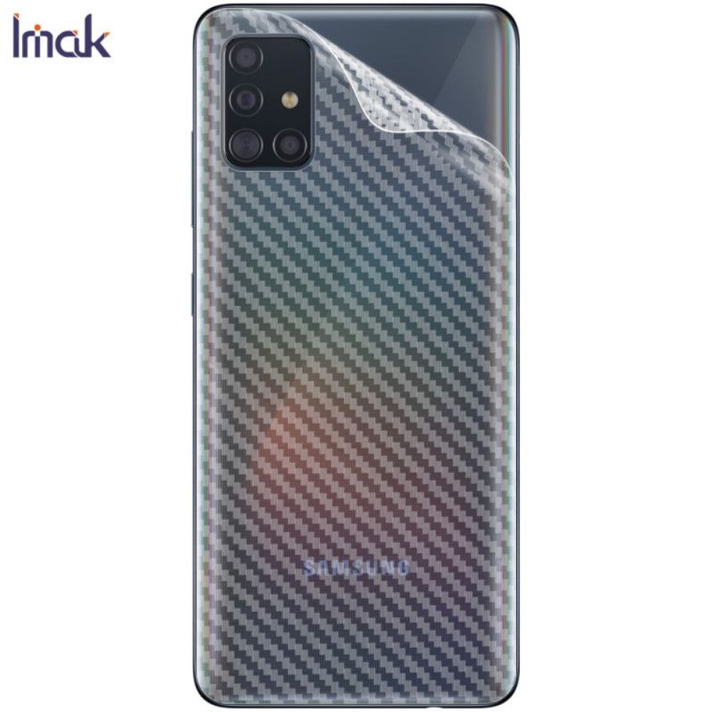 Hintere Schutzfolie Im Samsung Galaxy A51 Carbon-Imak-Stil