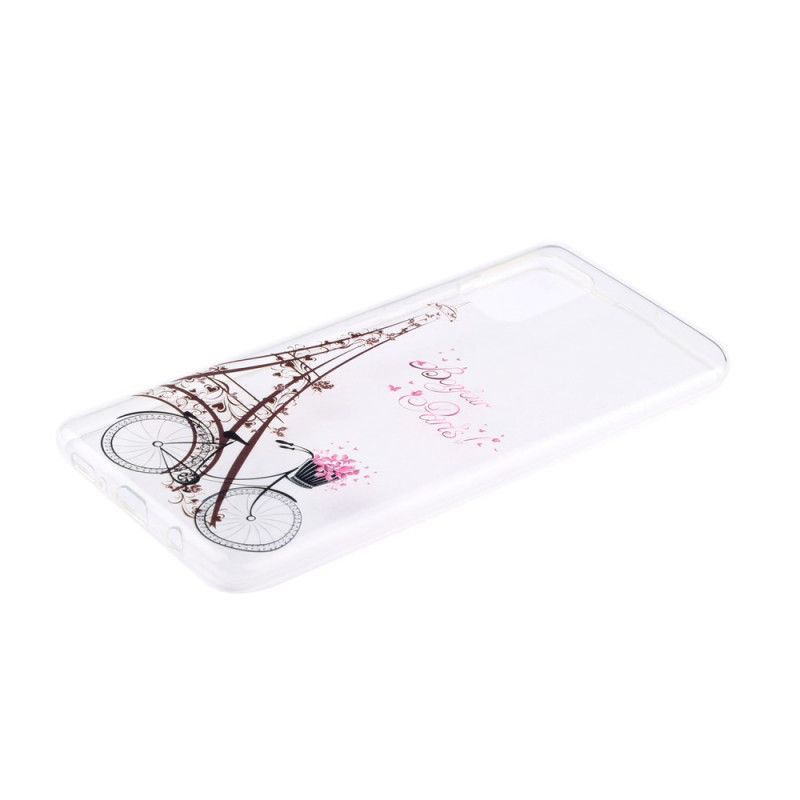 Hülle Samsung Galaxy A51 Transparent Hallo Paris