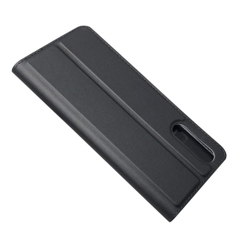 Flip Case Für Sony Xperia 10 II Schwarz Magnetverschluss